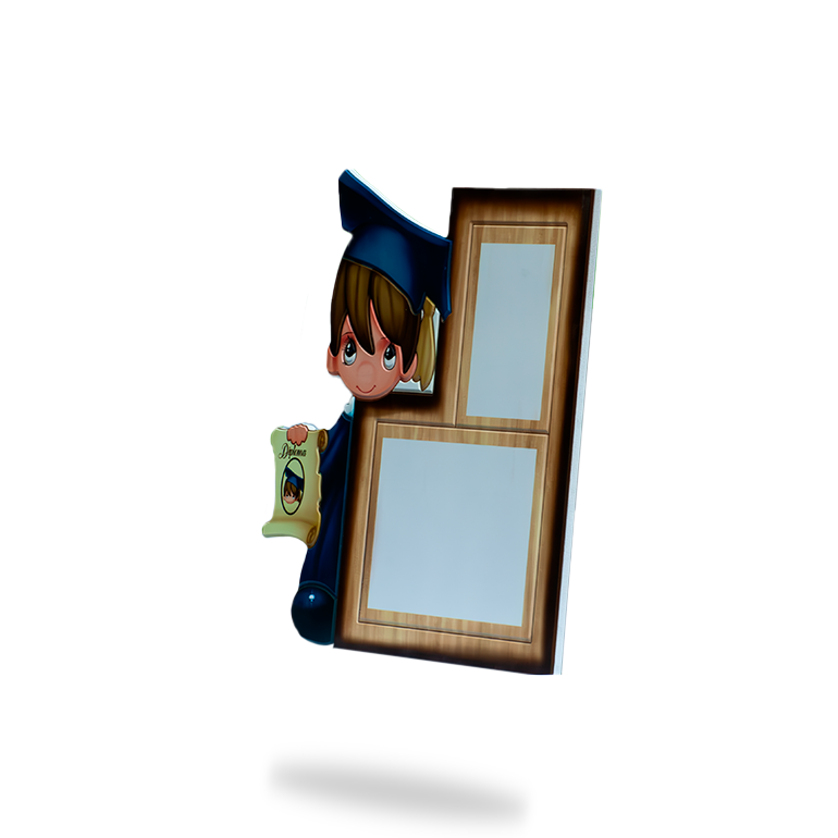 Marco Infantil Niño Graduado